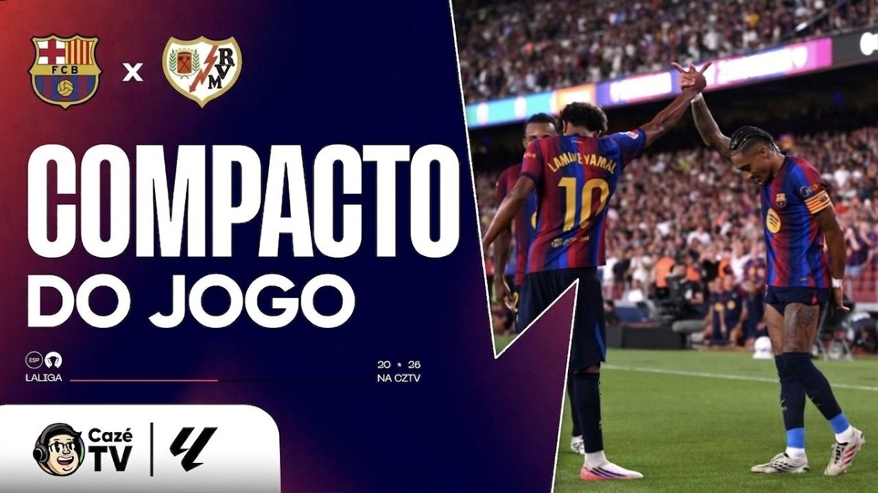 COMPACTO: BARCELONA X RAYO VALLECANO | LALIGA 26/27 | 3ª RODADA