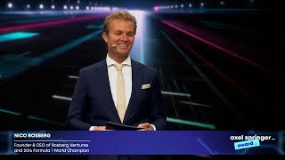 Axel Springer Award '25: Nico Rosberg, Formula 1 world champion laudatory speech to Sam Altman