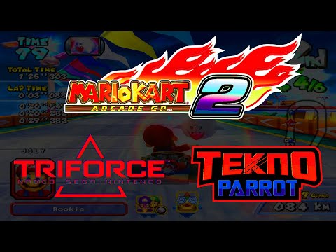 Mario Kart GP 2 | TRIFORCE | TeknoParrot | How to setup | Gameplay