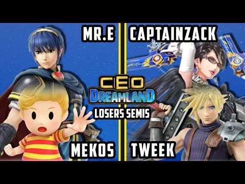 CEO Dreamland 2017 Smash 4 - RvL | Mr. E & Mekos Vs. P1 |  Tweek & Captain Zack SSB4 Doubles LS