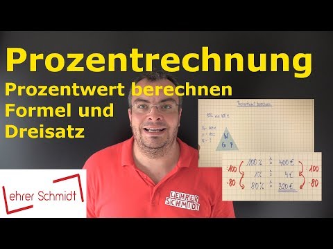 Calculating percentages - Mathematics - simply explained | Lehrerschmidt