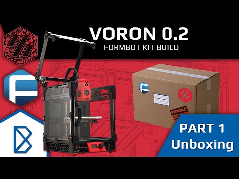 First Time Voron Build - V0.2 | Part 1 - Unboxing [LIVE]