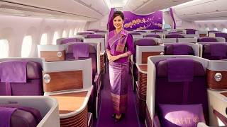 Thai Airways A350 Business Class Review | Bangkok to Munich | Amazing Food & Service