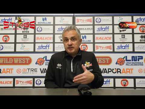 Post-partita Staff Mantova - Novipiù Jb Monferrato con coach Valli e Stojanovic