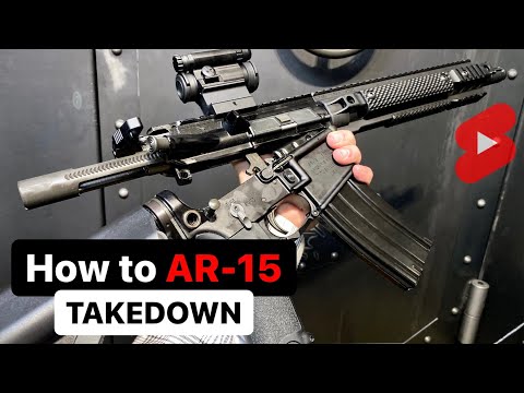 How to Take Apart an AR-15 / M16 #Shorts