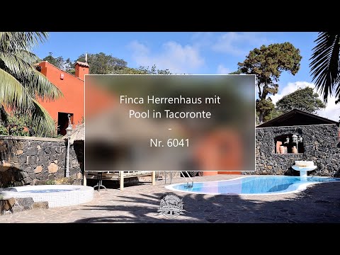 Finca Herrenhaus mit Pool in Tacoronte - Nr. 6041