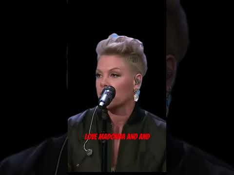 P!nk On Why Madonna Doesn't Like Her