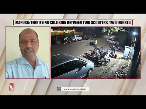 Two Injured In Scooter Collision On Mapusa–Canca Bypass, One Shifted To GMC