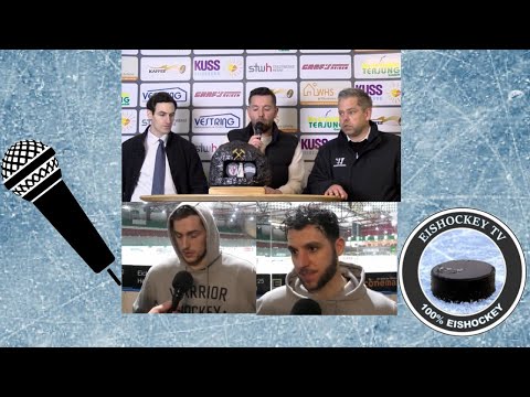PK + Interview Swinnen, Meyl I Oberliga Nord 23/24 37.SP Herner EV Miners - Hammer Eisbären