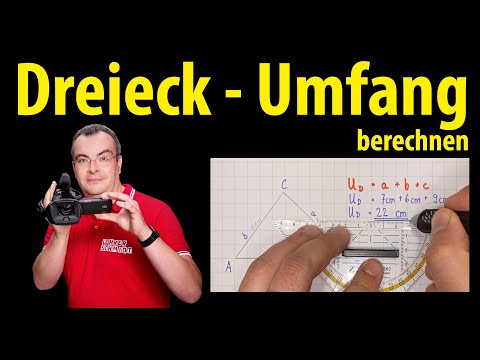 Triangle - Calculate perimeter | Lehrerschmidt