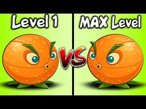 Citron Level 1 vs MAX Level - Comparing ► Plants vs. Zombies 2: It's About Time