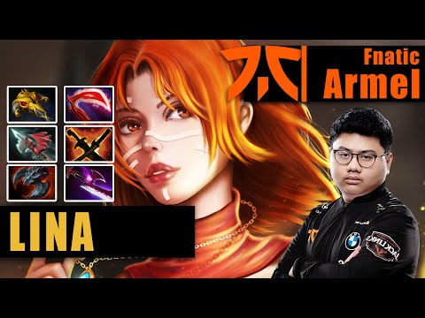 Lina Mid | Fnatic.Armel | LINA 7.31B GODLIKE CRAZY RIGHT CLICK BUILD | 7.31b Gameplay Highlights