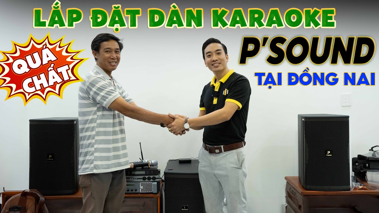 Video sản phẩm Dàn karaoke P'Sound TT287: (P'SOUND S-6030i, Vatasa T500, Vatasa V6 Pro, DT Lion406, P'SOUND SUB-6018)