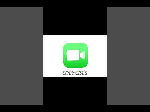 Apple Facetime Logo Evolution Historical Logos #shorts #iphone #apple #ios #technology 