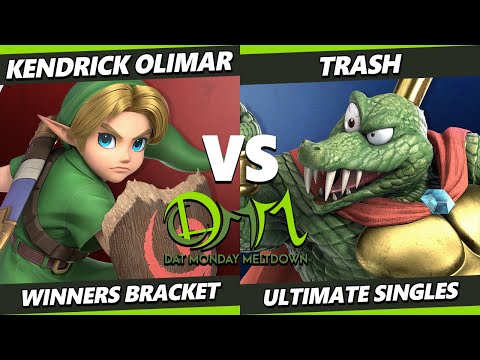 DAT MM 264 - Kendrick Olimar (Young Link) Vs. Trash (King K Rool) Smash Ultimate - SSBU