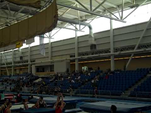 Rosannagh MacLennan - Trampoline Training-2010 Canadian Championships
