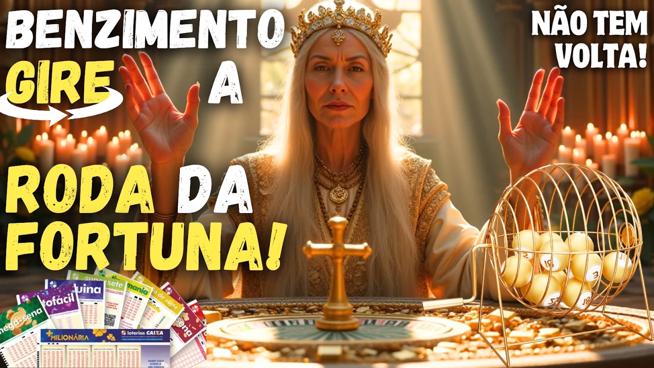 GIRE A RODA DA FORTUNA!🍀MUDE DE VIDA HOJE! BENZIMENTO DA SORTE E DINHEIRO MAIS PODEROSO DA INTERNET!