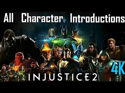 Injustice 2 All Character Introductions (So Far)