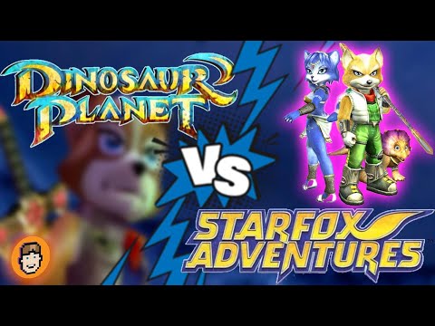 Dinosaur Planet vs. Star Fox Adventures | Side by Side Comparison