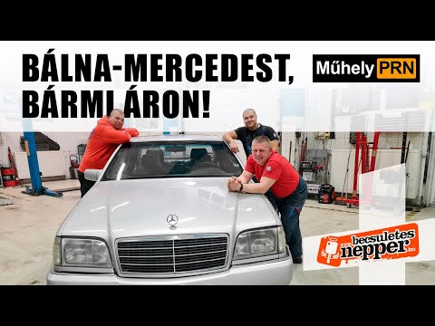 Bálna-Mercit tartanál? Drága lesz – Mercedes-Benz S 350 Turbodiesel (W140, 1993.) – MűhelyPRN 144