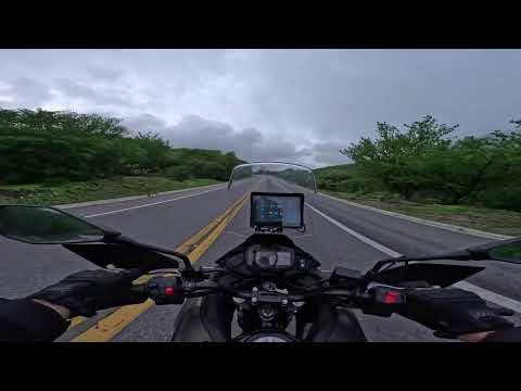 Subida da Serra de Santa Luzia - Paraíba de Kawasaki Versys 300 no Período Chuvoso