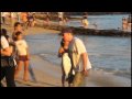 Beautiful Japanese Wakeboarder Girl On Wakiki Beach