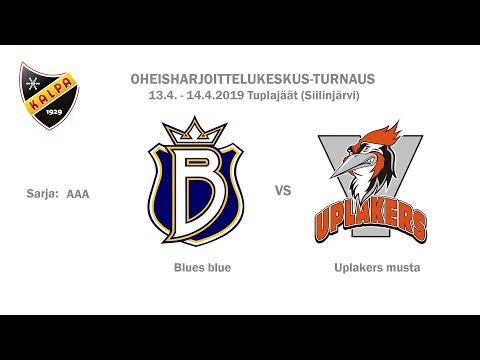 Oheisharjoittelukeskusturnaus Blues blue - Uplakers musta 07 AAA
