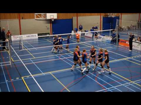 volleybal VTC Woerden D1 -  Spaarnestad D2