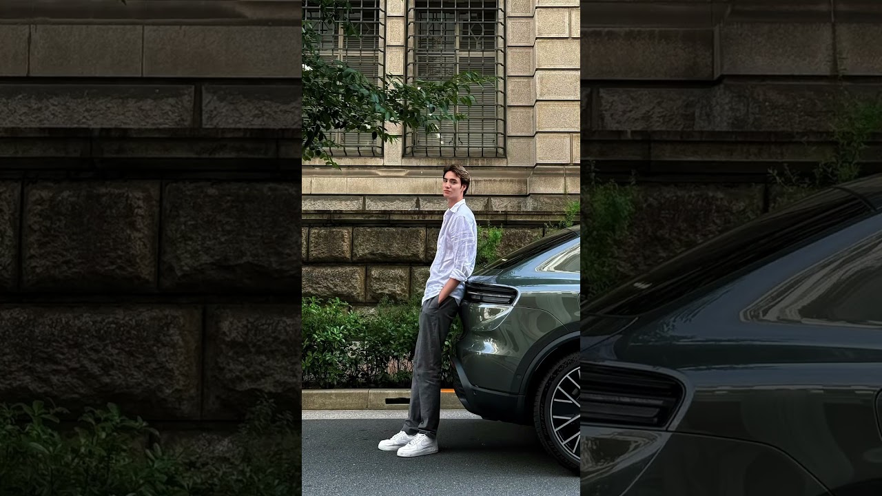 ポルシェでお迎え