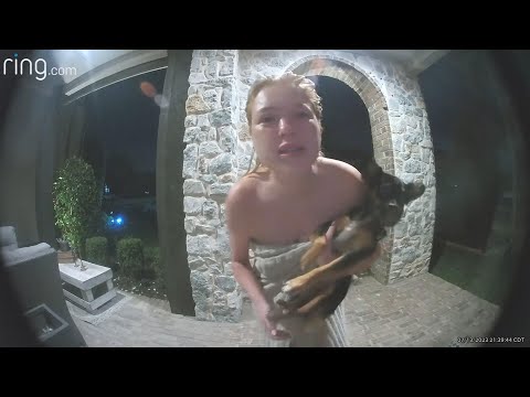 Woman Leaves House Only Wearing Towel After Intruders Break In