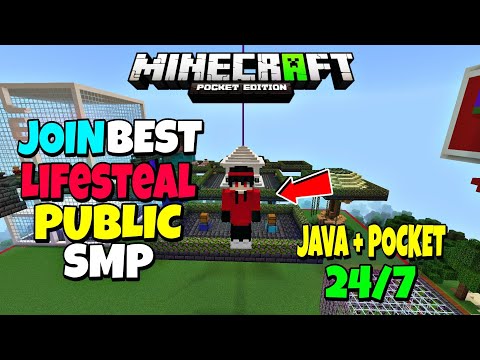 Insane Lifesteal SMP Java + MCPE 24/7 - Join Now!