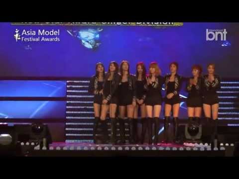 130115 Asia Model Awards- Nine Muses Acceptance Speech + Ticket Perf