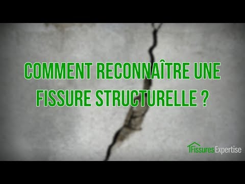 Comment reconnaître une fissure structurelle ?
