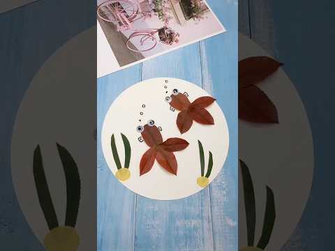 Amazing Leaf Art Trick 😍 | DIY Butterfly #trending #papercraft #challenge  #tutorial