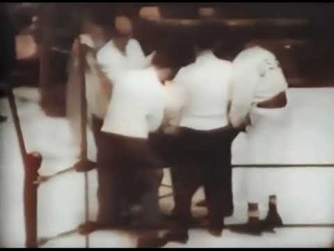 Floyd Patterson 3rd pro fight! Patterson vs Lester Jackson - 31.10.1952 - Best Quality Colorized