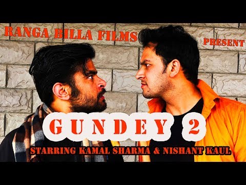 Kamal Kant as an actor in a comedy video 