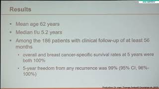 SABCS23: Younger Postmenopausal Patients With Early-stage Breast Cancer May Be Able to Safely Om...