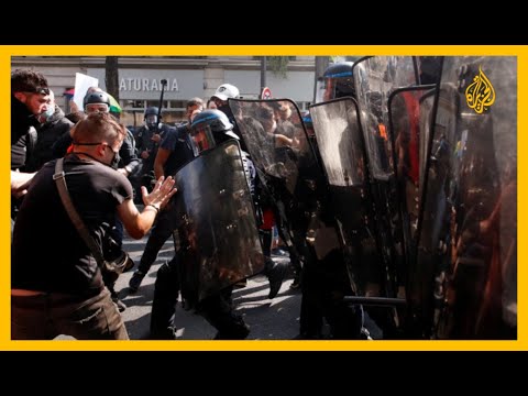 احتجاجات في فرنسا