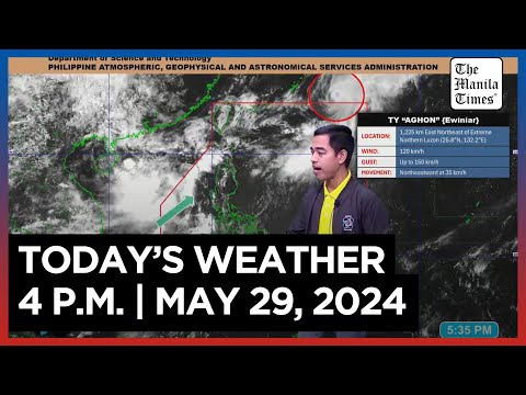 Today's Weather, 4 P.M. May 29, 2024