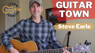Guitar Town - Steve Earle - Guitar Lesson | Tutorial