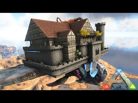 ARK: Desert Titan Platform Base - Flying Castle Manor (Speed Build)
