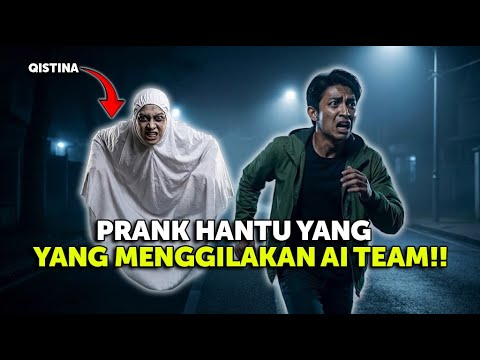 PRANK AI TEAM QIS JADI H4NTU?!.PERGI KE SETIAP RUMAH TALENT AI WAKTU MALAM?!