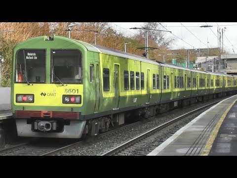 Irish Rail 8500 Class Dart Train 8608 - Harmonstown Station, Dublin
