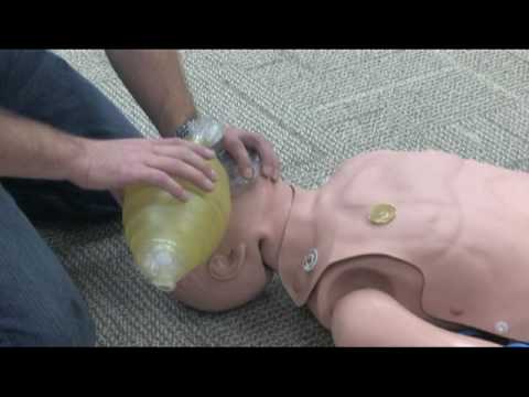 BVM Ventilation - CPR, PALS, ACLS, and First Aid Training Tutorial