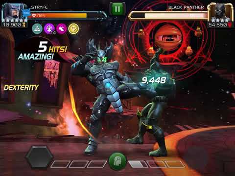 Rank 3 6 Star Stryfe Destroys ROL Black Panther, but with fully ramped Professor X on the team