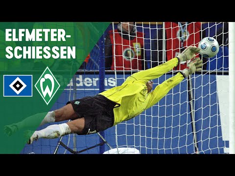 DFB Pokal: Tim Wiese wird  Elfmeter-Killer | Hamburger SV - Werder Bremen 2:4