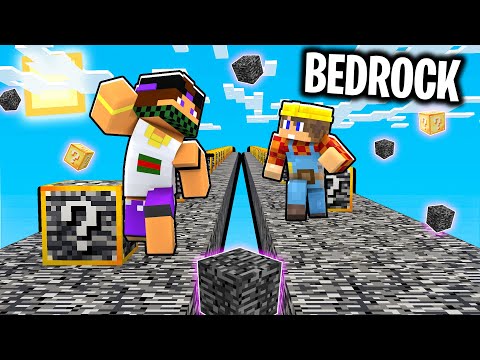 CORSA CON I LUCKYBLOCK della BEDROCK - Minecraft ITA