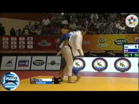 Judo Grand Slam Baku 2013 Bronze -100kg PACEK Martin (SWE) - BIADULIN Yauhen (BLR)
