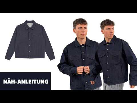 Jeans Jacke Nähen | Komplette Nähanleitung für Anfänger
