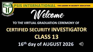 CSI CLASS 13 GRADUATION VIDEO PRESENTATION